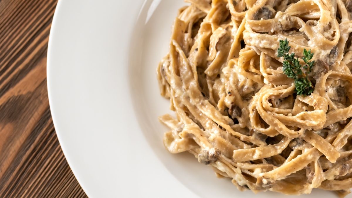 TRAVELLUNCH wegetariańska Pasta Porcini z borowikami